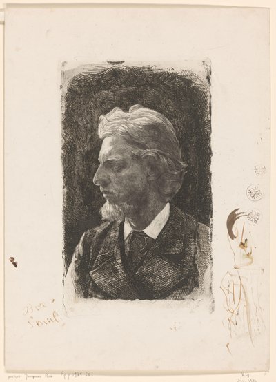 Jacques Perk portréja alkotó: Jan Veth