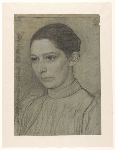 Sara de Swart kisasszony portréja alkotó: Jan Veth