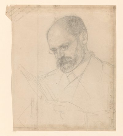 K. J. Kautsky úr portréja alkotó: Jan Veth