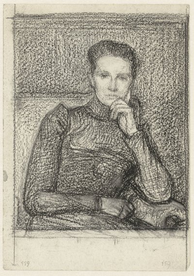 K.C. Boxman-Winkler asszony portréja alkotó: Jan Veth