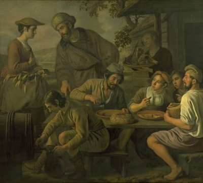 Boáz és Ruth alkotó: Jan Victors