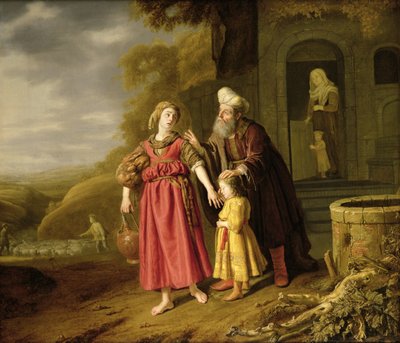 Hágár és Izmael kiűzése, 1644 körül alkotó: Jan Victors