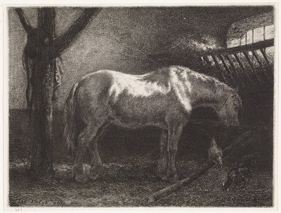 Ló istállóban alkotó: Johannes Martinus Vrolijk