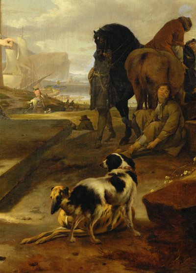 A tékozló fiú rossz társaságban alkotó: Jan Weenix