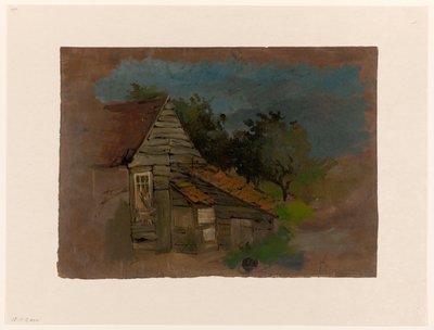 Parasztház kis istállóval alkotó: Jan Weissenbruch