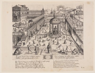Composita,a Theatrum Vitae Humanae (Az ember kora) című könyvből. alkotó: Jan Wierix