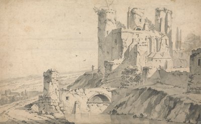 Romos kastély a folyón alkotó: Jan Wyck