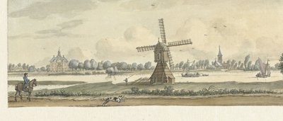 Kilátás Tienhovenre és a Herlaar házra alkotó: Jan de Beijer