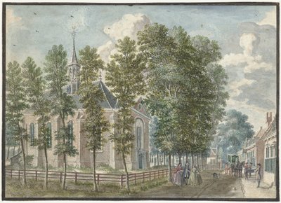 Kilátás a bloemendaali templomra alkotó: Jan de Beijer