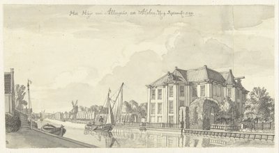 Allongius háza Alphen aan de Rijnben alkotó: Jan de Beijer