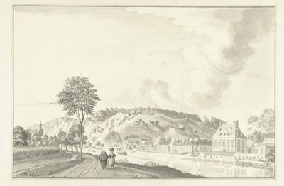 Daff kastély, a Meuse mentén, Namur felett alkotó: Jan de Beijer
