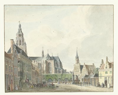 Piac Arnhemben alkotó: Jan de Beijer