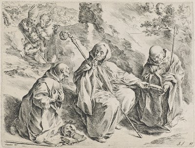 Szent Brúnó (rézkarc) alkotó: Jan de Bisschop