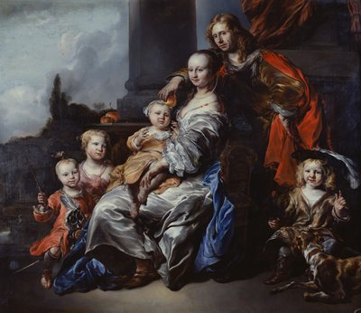 Egy holland család portréja alkotó: Jan or Joan van Noordt