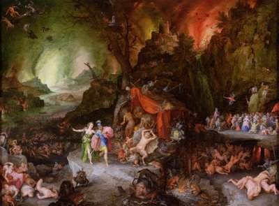 Aeneas és a Szibilla az alvilágban alkotó: Jan the Elder Brueghel