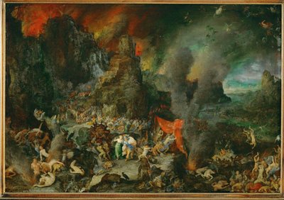 Aeneas és a Szibilla a Hádészban (festmény rézre) alkotó: Jan the Elder Brueghel