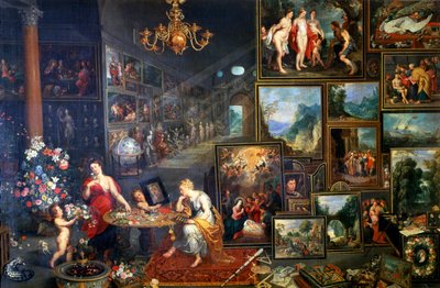 Látás és szaglás allegóriája, 1590-1625 alkotó: Jan the Elder Brueghel
