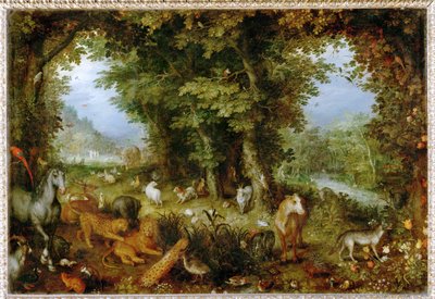 Le Paradis terrestre - Földi paradicsom ... alkotó: Jan the Elder Brueghel