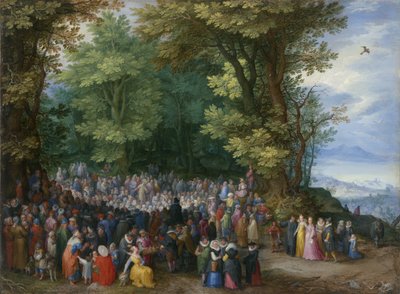 A hegyi beszéd alkotó: Jan the Elder Brueghel