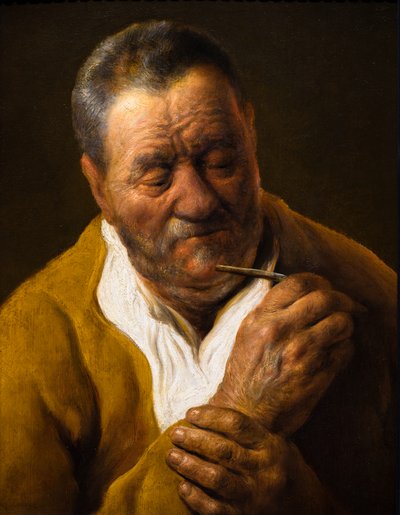 Férfi tollal alkotó: Jan the Elder Lievens