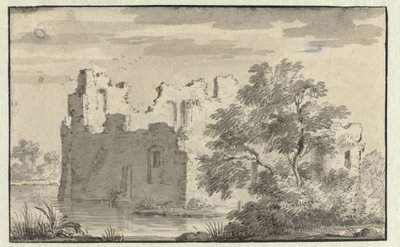 Az oosterwijki Huis te erdő romjai alkotó: Jan van Aken (attributed to)