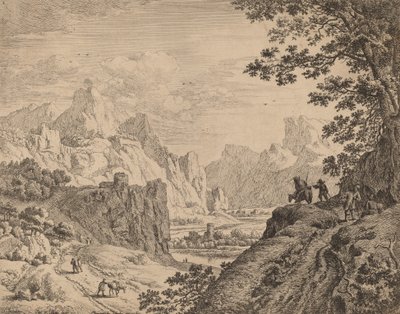 Kilátás a Rajna folyóra. alkotó: Jan van Aken
