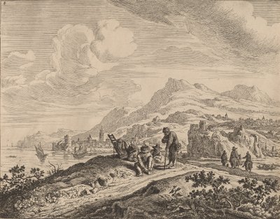 Kilátás a Rajna folyóra. alkotó: Jan van Aken