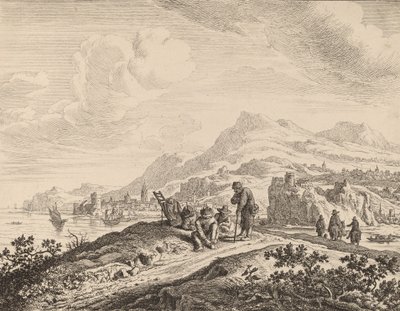 Kilátás a Rajna folyóra. alkotó: Jan van Aken