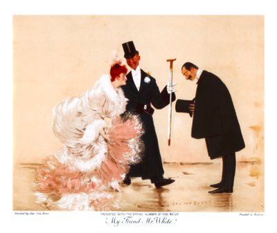 Barátom, Mr. White, 1870-1920. alkotó: Jan van Beers