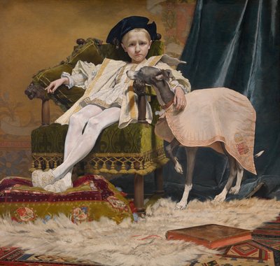 V. Károly császár gyermekkorában alkotó: Jan van Beers