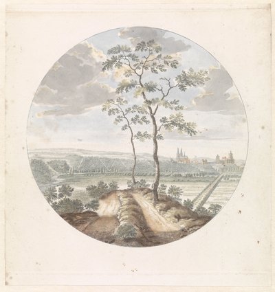 Kilátás Kleve városára alkotó: Jan van Call (I) (attributed to)