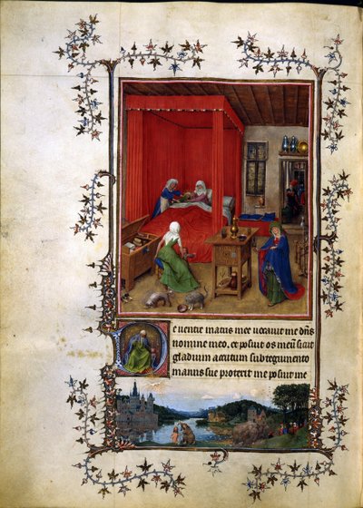A Notre-Dame nagyon szép órái Jean de Berry tollából alkotó: Jan van Eyck