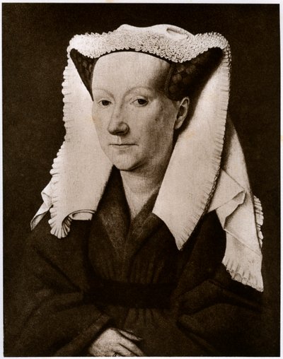 Margaret van Eyck portréja, 1927 alkotó: Jan van Eyck