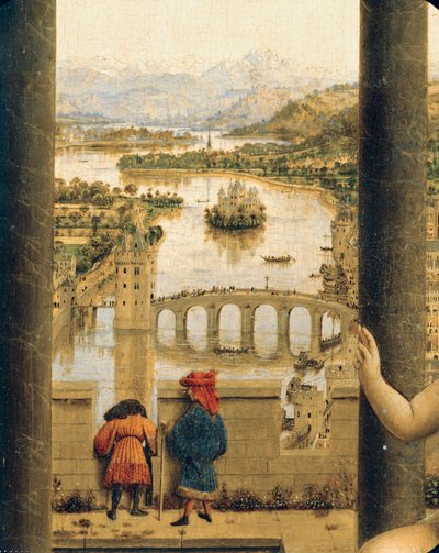 Rolin kancellár szűze alkotó: Jan van Eyck