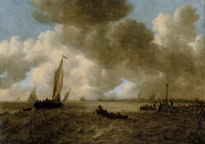 Viharos tengeri táj alkotó: Jan van Goyen