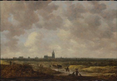 Hága látképe északnyugat felől alkotó: Jan van Goyen