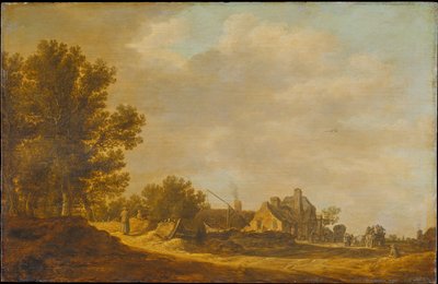 Táj kocsmával alkotó: Jan van Goyen