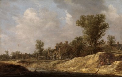 Táj parasztokkal alkotó: Jan van Goyen