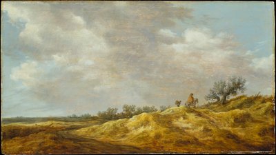 Ösvény a dűnéken át alkotó: Jan van Goyen