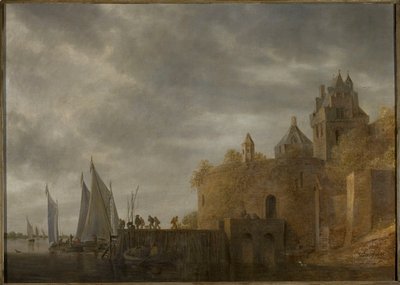Kikötő alkotó: Jan van Goyen