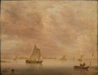 Folyami táj alkotó: Jan van Goyen