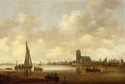 Dordrecht látképe alkotó: Jan van Goyen