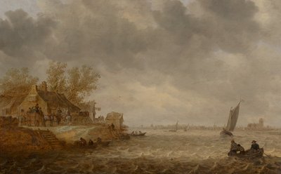 Kilátás Dordrechtre Papendrechtből alkotó: Jan van Goyen
