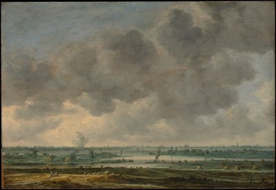 Haarlem és a Haarlemmer Meer látképe alkotó: Jan van Goyen