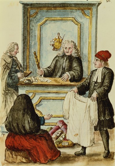 Aukció (wc papíron) alkotó: Jan van Grevenbroeck