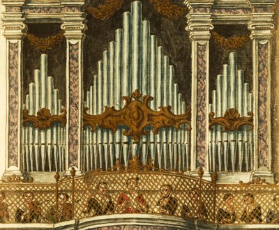 Orgona, részlet a putte kantátából, Giovanni Grevembroch. Olaszország alkotó: Jan van Grevenbroeck