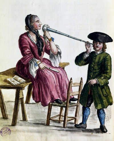Szerencsejóslás, illusztráció a 18. században szorgalmasan gyűjtött és festett, szinte minden korú velencei viseletből, Giovanni di Grevembroch (1731-1807) alkotó: Jan van Grevenbroeck