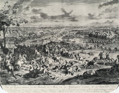 A malplaqueti csata 1709. szeptember 11-én alkotó: Jan van Huchtenburgh