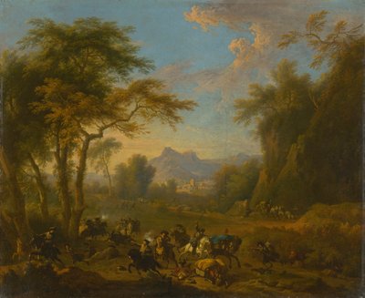 Raid, 1717 körül. alkotó: Jan van Huchtenburgh