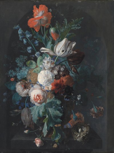 Egy váza virágokkal alkotó: Jan van Huysum